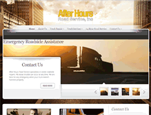 Tablet Screenshot of afterhoursroadservice.com